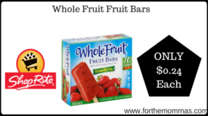 ShopRite: Whole Fruit Fruit Bars