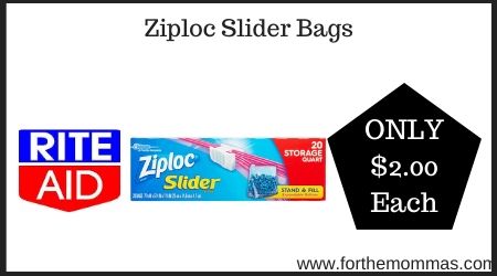 Ziploc Slider Bags at Rite Aid