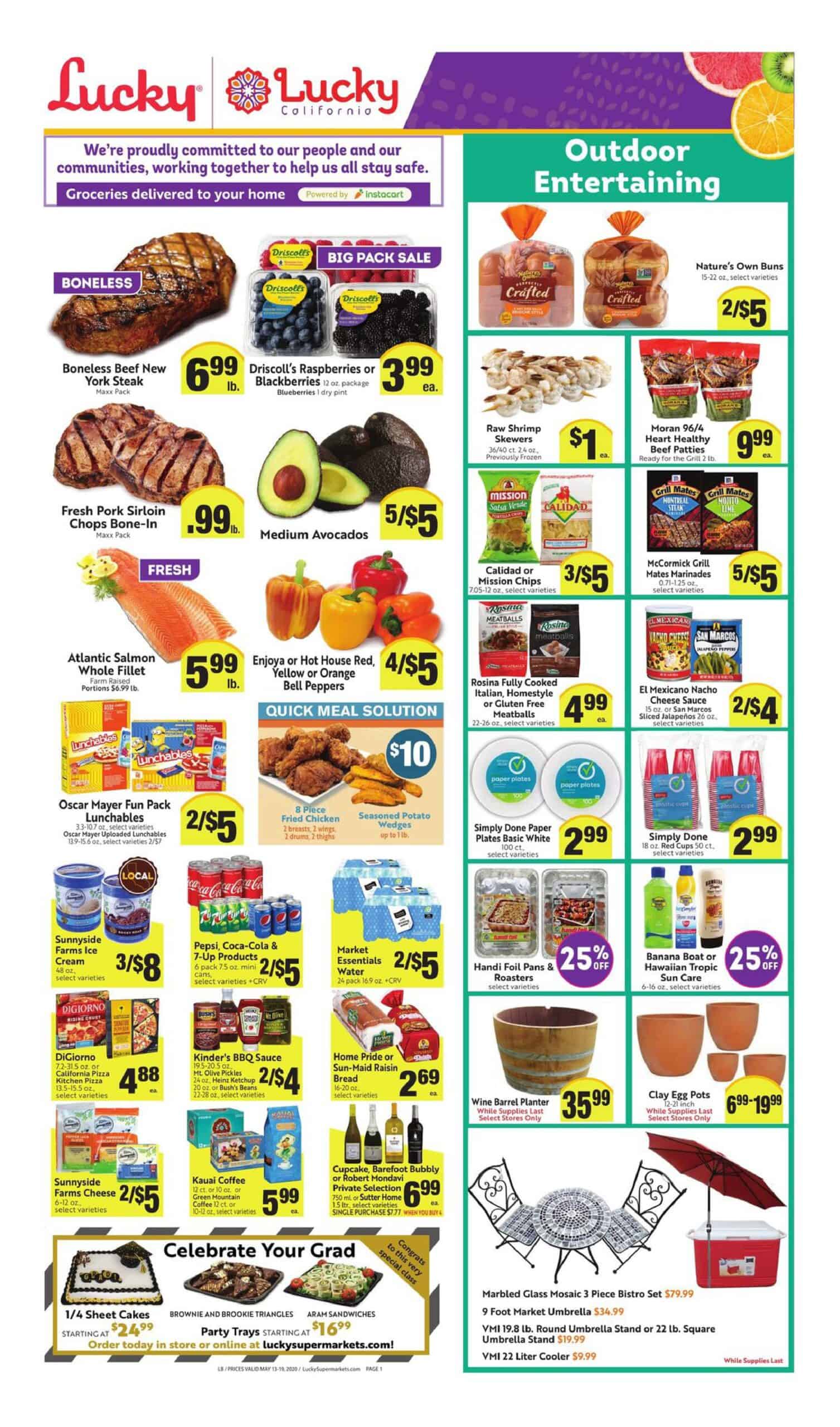 Luckys Weekly Ad Scan May 13th - May 19th, 2020