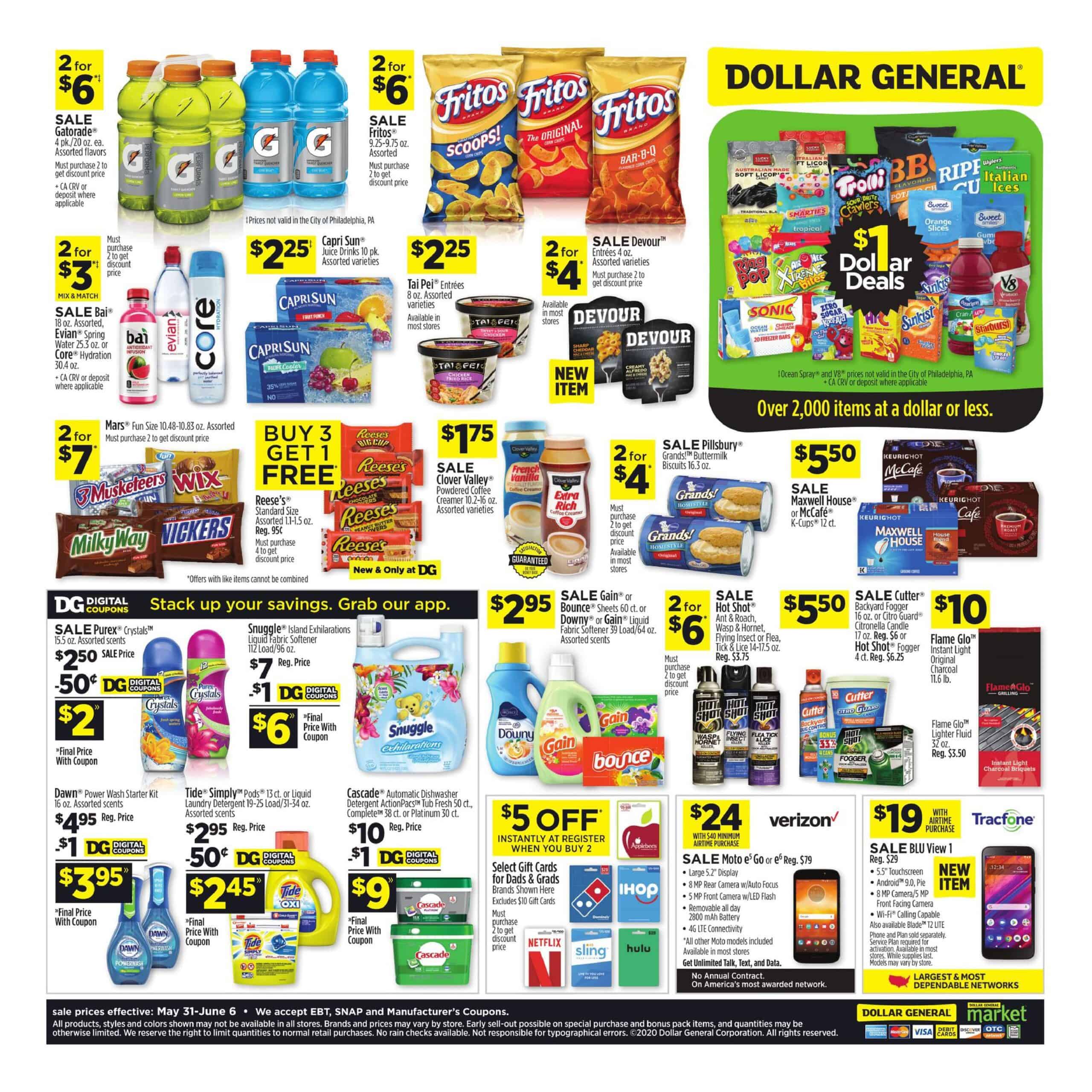 Dollar General Ad Scan May 31 - June 06, 2020