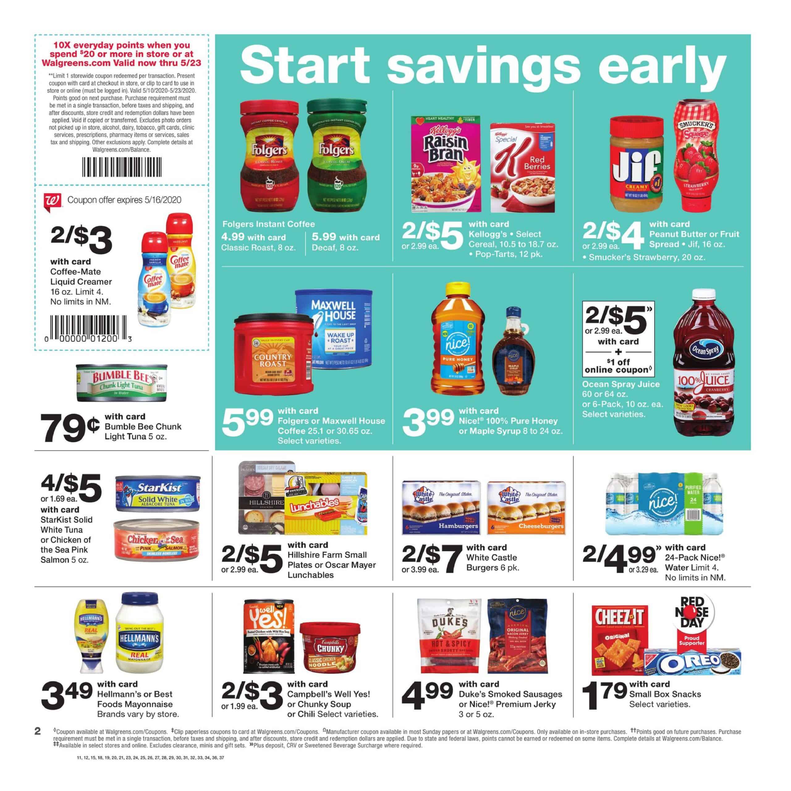 Walgreens Ad Scan For 05/10/20 05/16/20