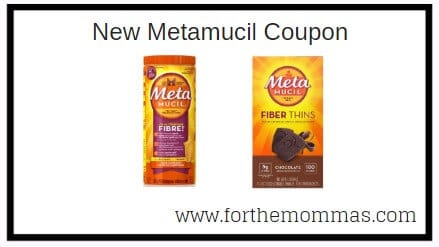 New Printable Metamucil Coupon | Save Up To $4.00