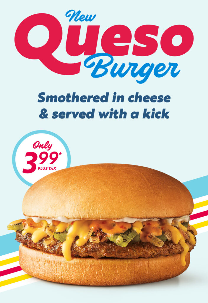 Sonic Drive-In Deal: Introducing The Queso Burger for $3.99