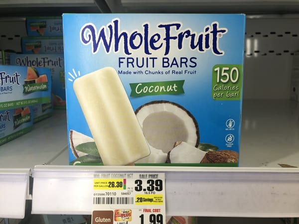 ShopRite: Whole Fruit Fruit Bars ONLY $0.24 Each Starting 6/21!