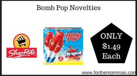 ShopRite: Bomb Pop Novelties