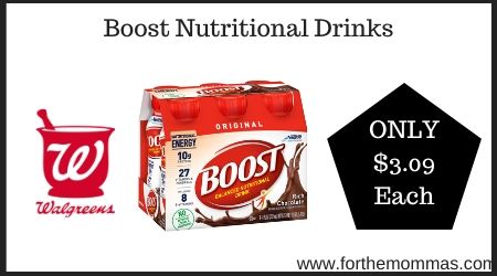 Walgreens: Boost Nutritional Drinks
