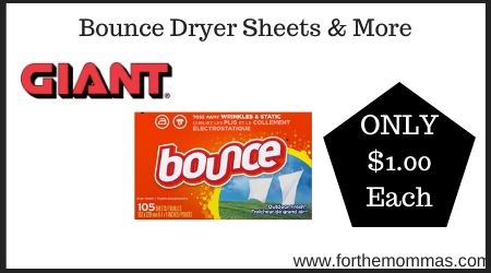 Giant: Bounce Dryer Sheets