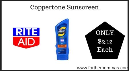 Rite Aid: Coppertone Sunscreen