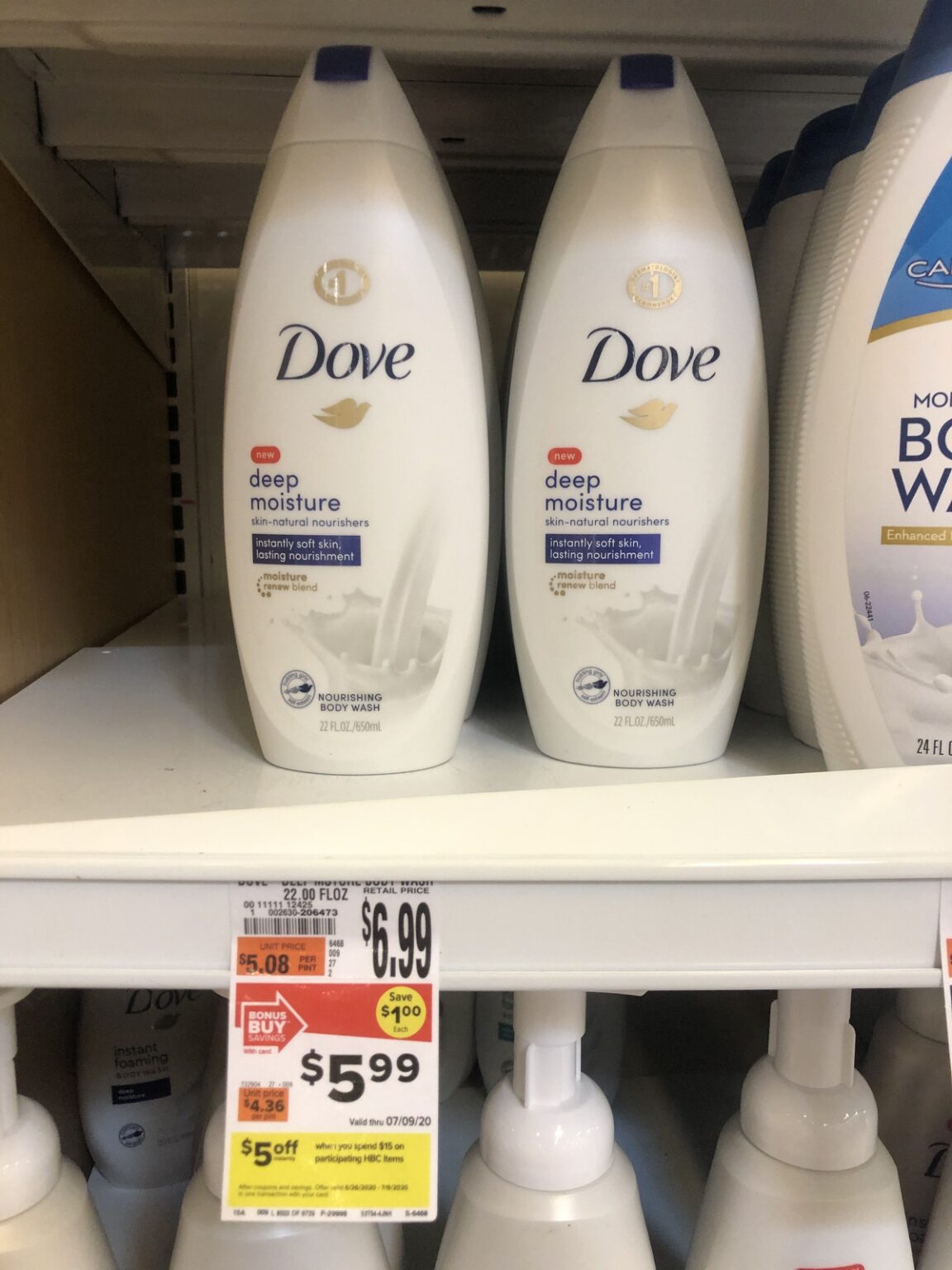 Dove Body Wash Products JUST $1.75 Each at Giant