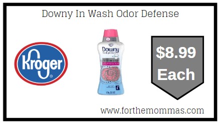 Kroger: Downy In Wash Odor Defense $8.99 {Kroger Digital Coupon}
