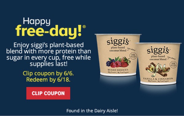 Giant: Siggi’s Non Dairy Yogurt Cup