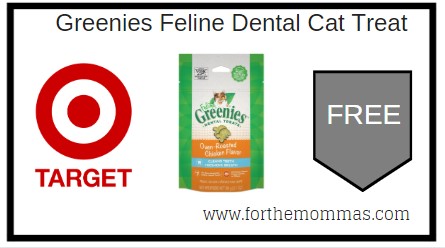 Target: Free Greenies Feline Dental Cat Treat