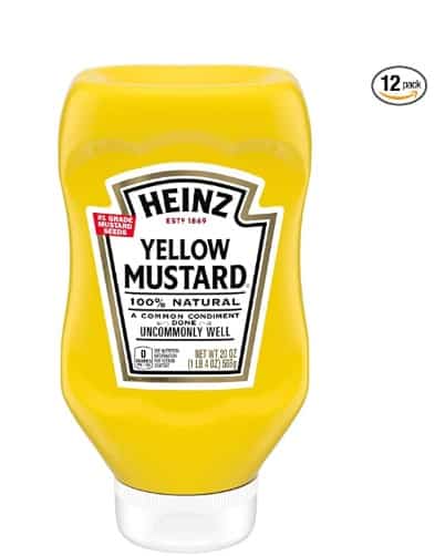 Heinz Yellow Mustard (20 oz Bottles, Pack of 12) 