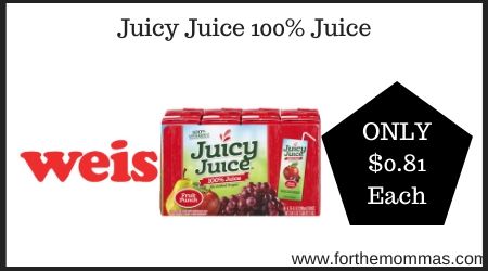 Weis: Juicy Juice 100% Juice