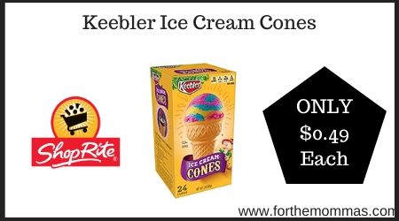 ShopRite: Keebler Ice Cream Cones
