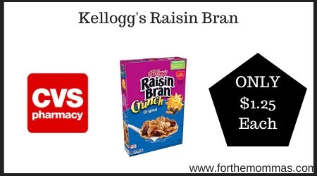 CVS: Kellogg's Raisin Bran