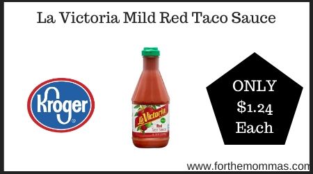 Kroger: La Victoria Mild Red Taco Sauce