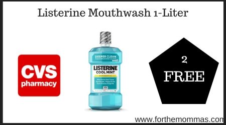 CVS: Listerine Mouthwash 1-Liter