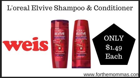 Weis: L'oreal Elvive Shampoo & Conditioner