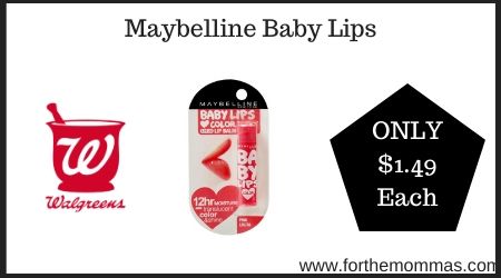 Walgreens: Maybelline Baby Lips