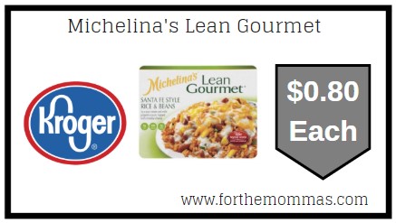 Michelina's Lean Gourmet ONLY $0.80