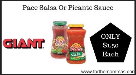 Giant: Pace Salsa Or Picante Sauce