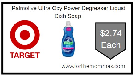 Target: Palmolive Ultra Oxy Power Degreaser Liquid Dish Soap $2.74
