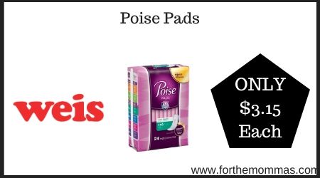 Weis: Poise Pads