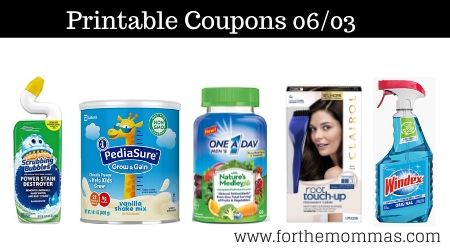 Newest Printable Coupons 06/03