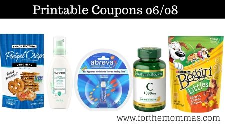 Newest Printable Coupons 06/08