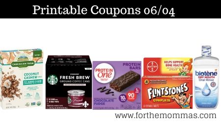 Newest Printable Coupons 06/04