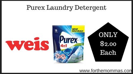Weis: Purex Laundry Detergent