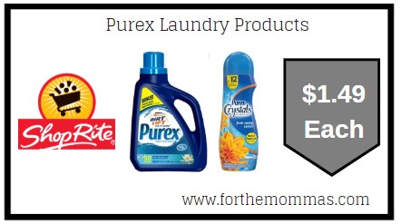 hopRite: Purex Laundry Products ONLY $1.49 Starting 6/14!