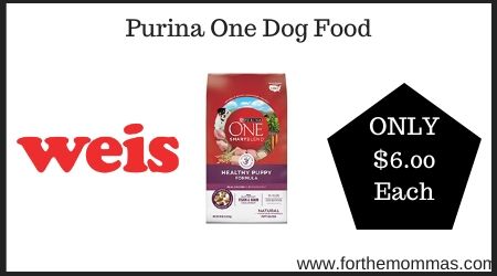 Weis: Purina One Dog Food 8 pound
