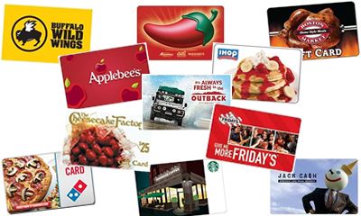 Restaurant Gift Card Deals for Holidays 2021