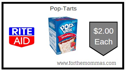 Rite Aid: Pop-Tarts ONLY $2.00 Each Thru 6/6