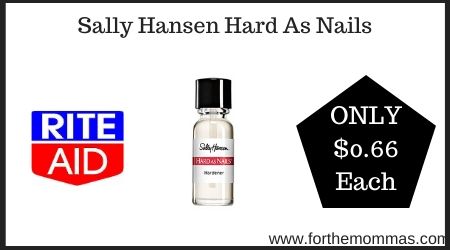 Rite Aid: Sally Hansen Hard As Nails