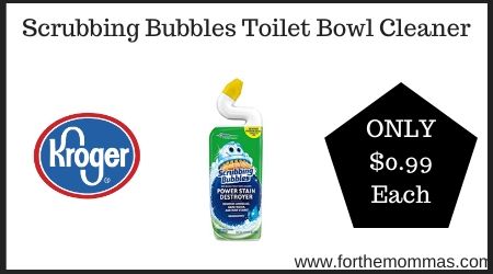 Kroger: Scrubbing Bubbles Toilet Bowl Cleaner