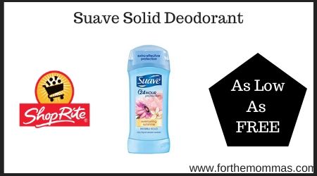 ShopRite: Suave Solid Deodorant