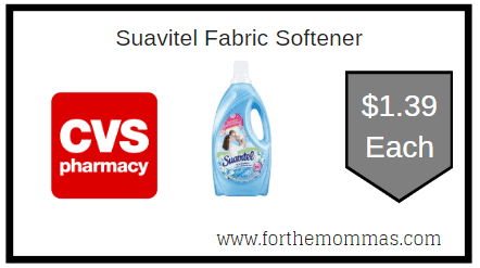 CVS: Suavitel Fabric Softener $1.39 Through 6/20