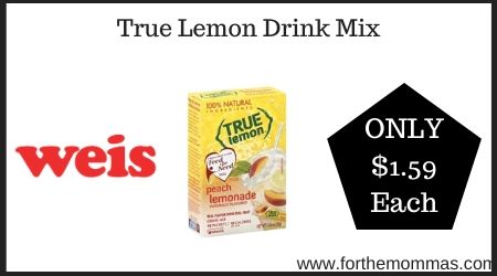 Weis: True Lemon Drink Mix
