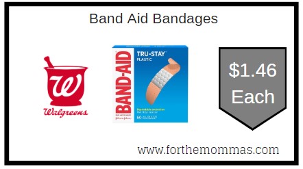 Walgreens: Band Aid Bandages ONLY $1.46 Thru 6/13