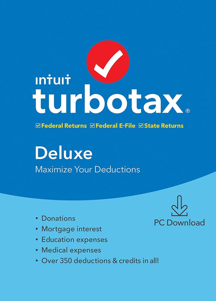 TurboTax Tax Software Deluxe