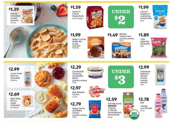 $4 and Under Products at Aldi
