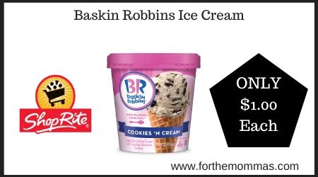 ShopRite: Baskin Robbins Ice Cream