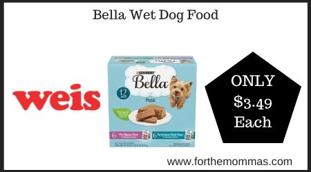 Weis: Bella Wet Dog Food