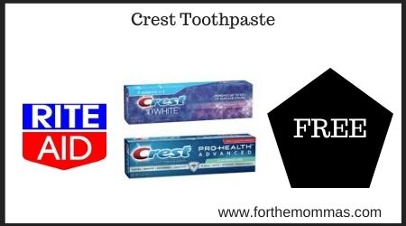 Rite Aid: Crest Toothpaste