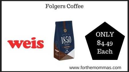 Weis: Folgers Coffee