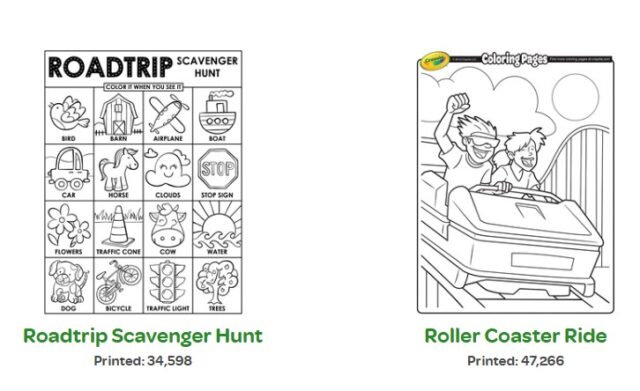 Free Crayola Summer Coloring Pages