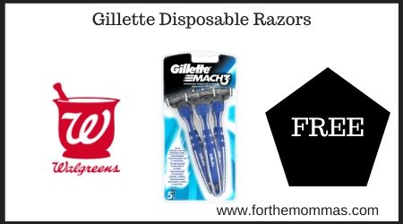 Walgreens: Gillette Disposable Razors